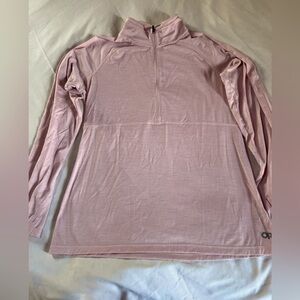 EUC OUTDOOR RESEARCH (OR) Women's Alpine Merino Half Zip, size Large